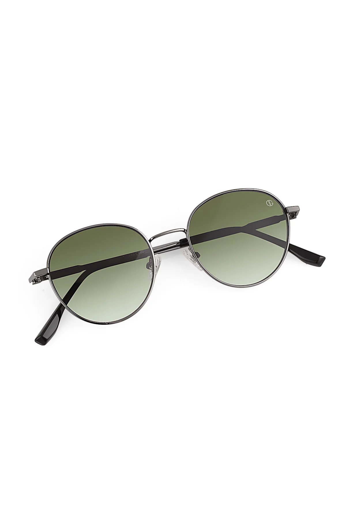 DAVID GUNER Gümüş Çerçeveli Yeşil Renk Geçişli Camlı Unisex Güneş Gözlüğü - G8804-C102 - Image 3
