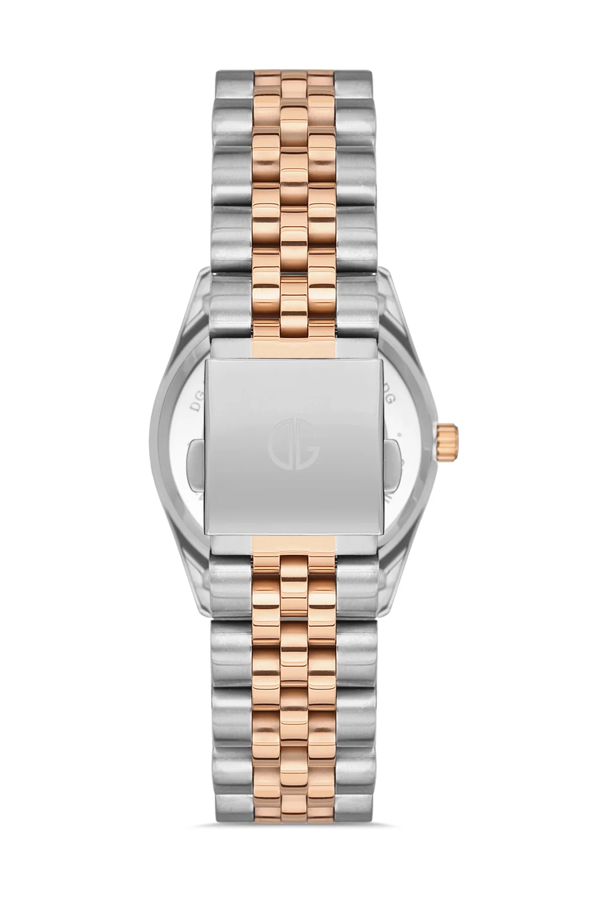 DAVID GUNER Kadın Kol Saati Gümüş Kadran Rose ve Beyaz Kasa DG-8098LA-E1 - Image 3