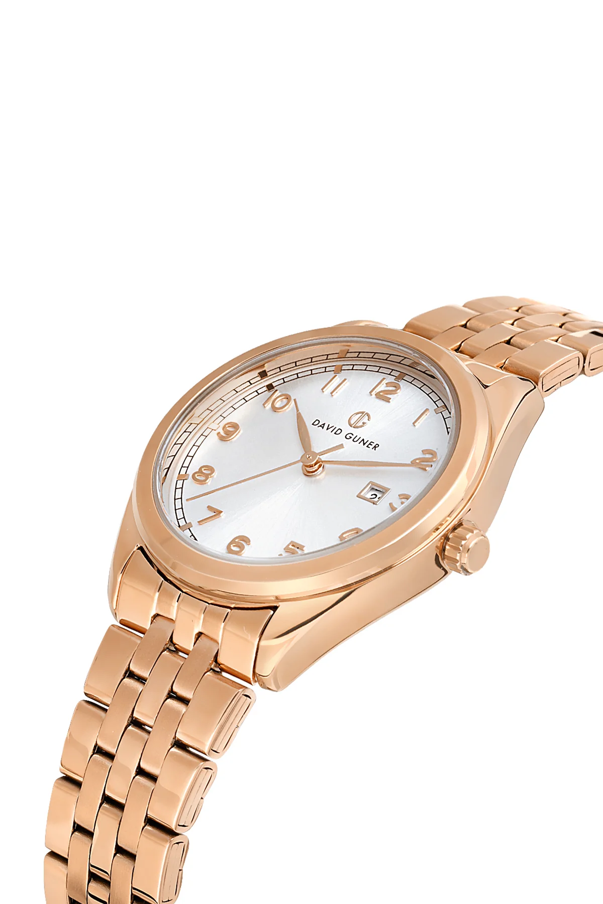 DAVID GUNER Kadın Kol Saati Gümüş Kadran Rose Kasa DG-8746LA-C1 - Image 3