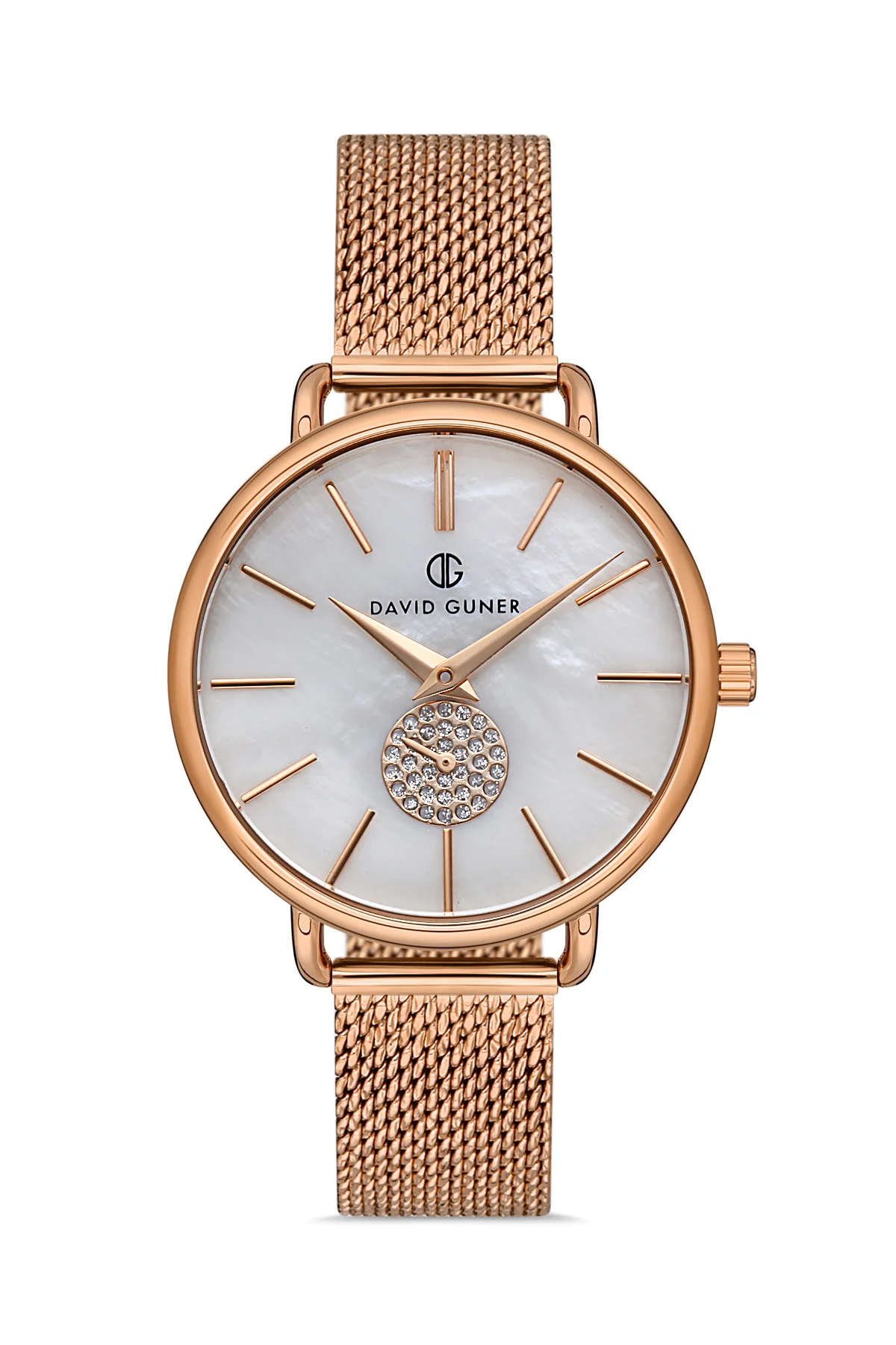 DAVID GUNER Kadın Kol Saati Gümüş Kadran Rose Kasa DG-8261LC-C1