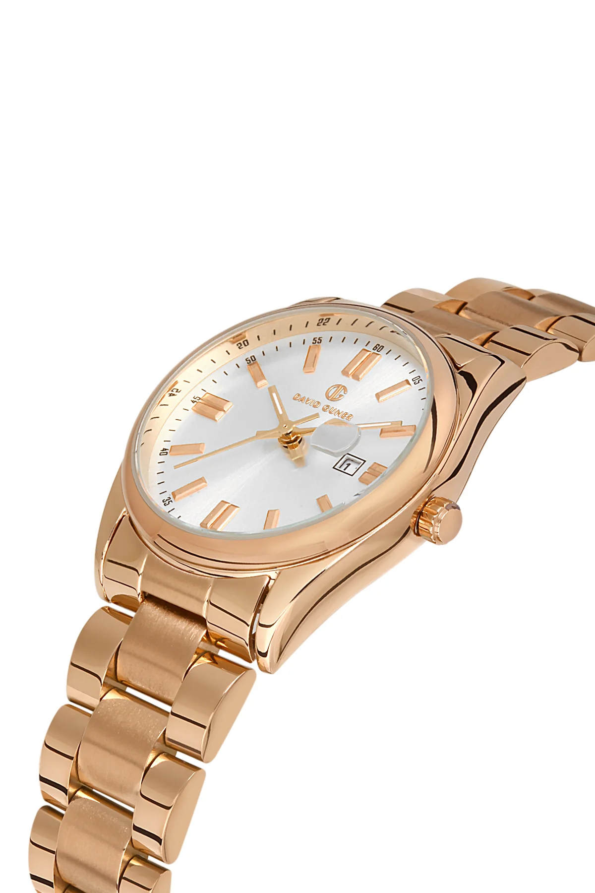 DAVID GUNER Kadın Kol Saati Gümüş Kadran Rose Kasa DG-8391LA-C1 - Image 3