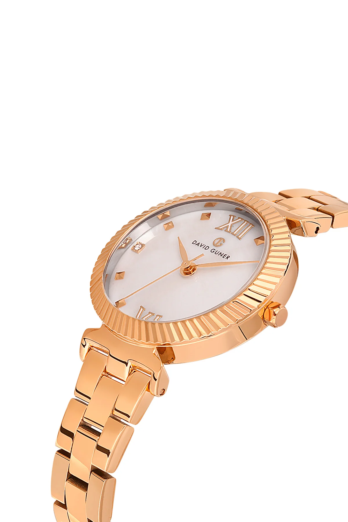 DAVID GUNER Kadın Kol Saati Gümüş Kadran Rose Kasa DG-8412LA-C1 - Image 3