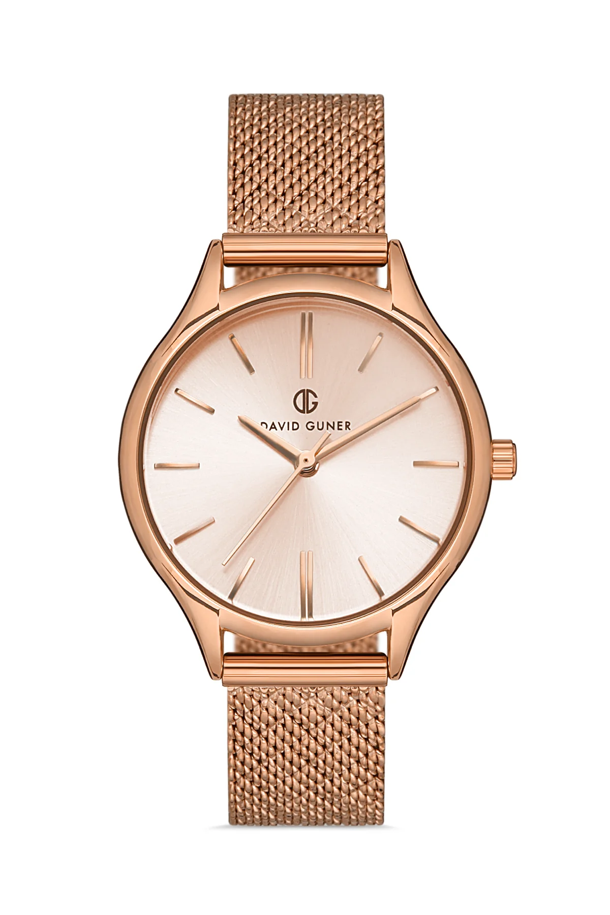 DAVID GUNER Kadın Kol Saati Rose Kadran Rose Kaplama DG-8312LC-C5