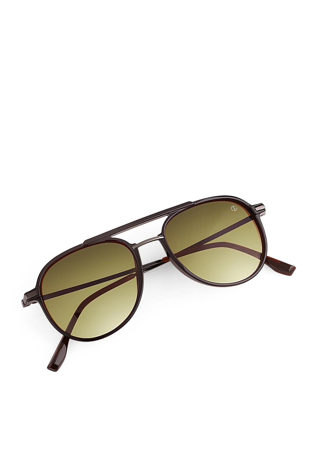 DAVID GUNER Siyah Çerçeveli Yeşil Renk Geçişli Camlı Unisex Güneş Gözlüğü G8538-C202P - Image 3