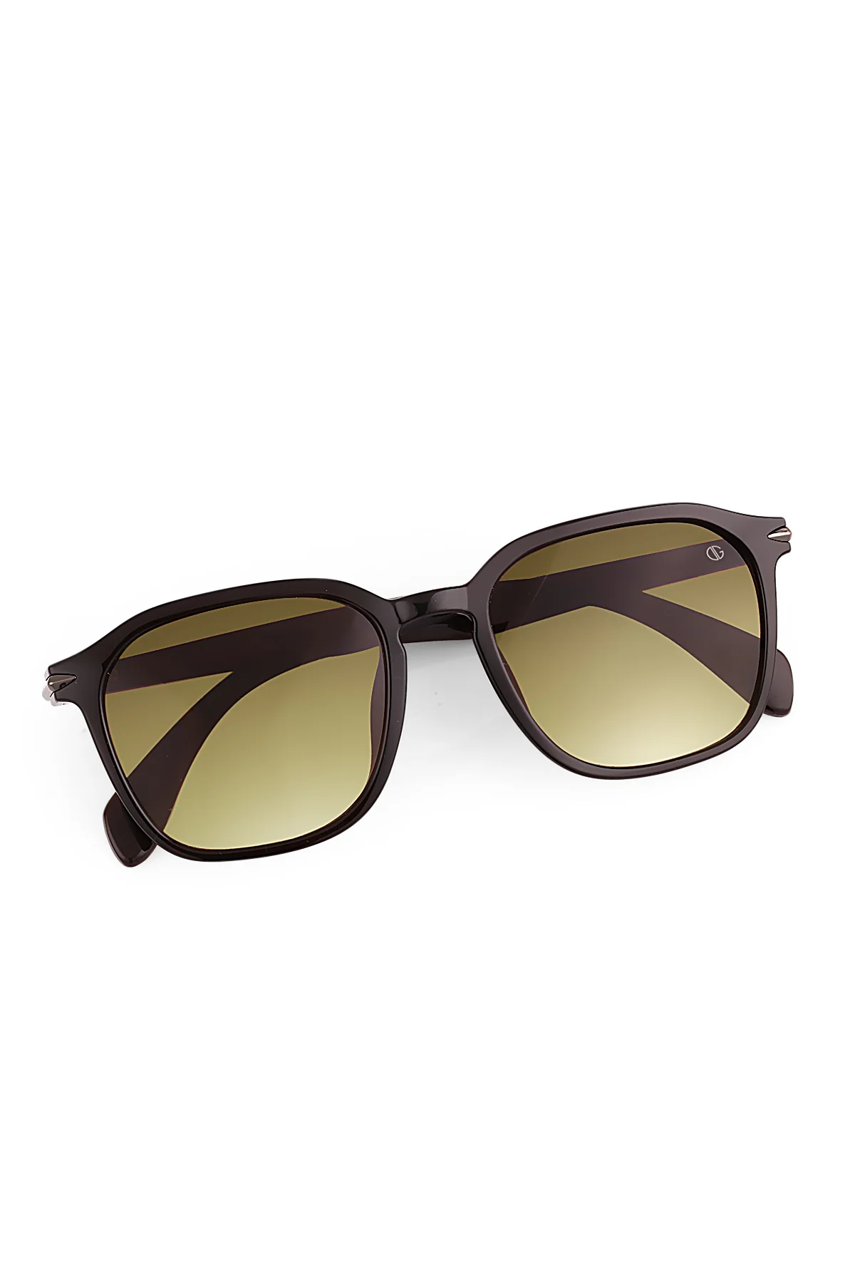 DAVID GUNER Siyah Çerçeveli Yeşil Renk Geçişli Camlı Unisex Güneş Gözlüğü G8554-C202P - Image 3
